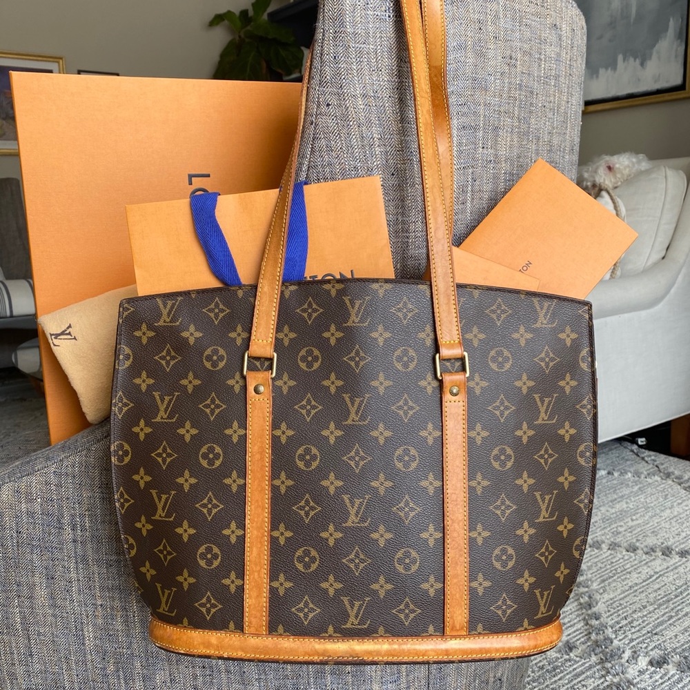 LOUIS VUITTON Babylone Monogram Tote Satchel bag